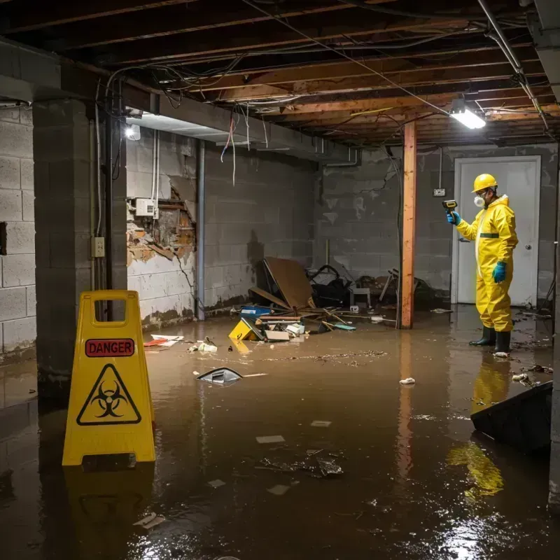 Flooded Basement Electrical Hazard in Lyons, CO Property